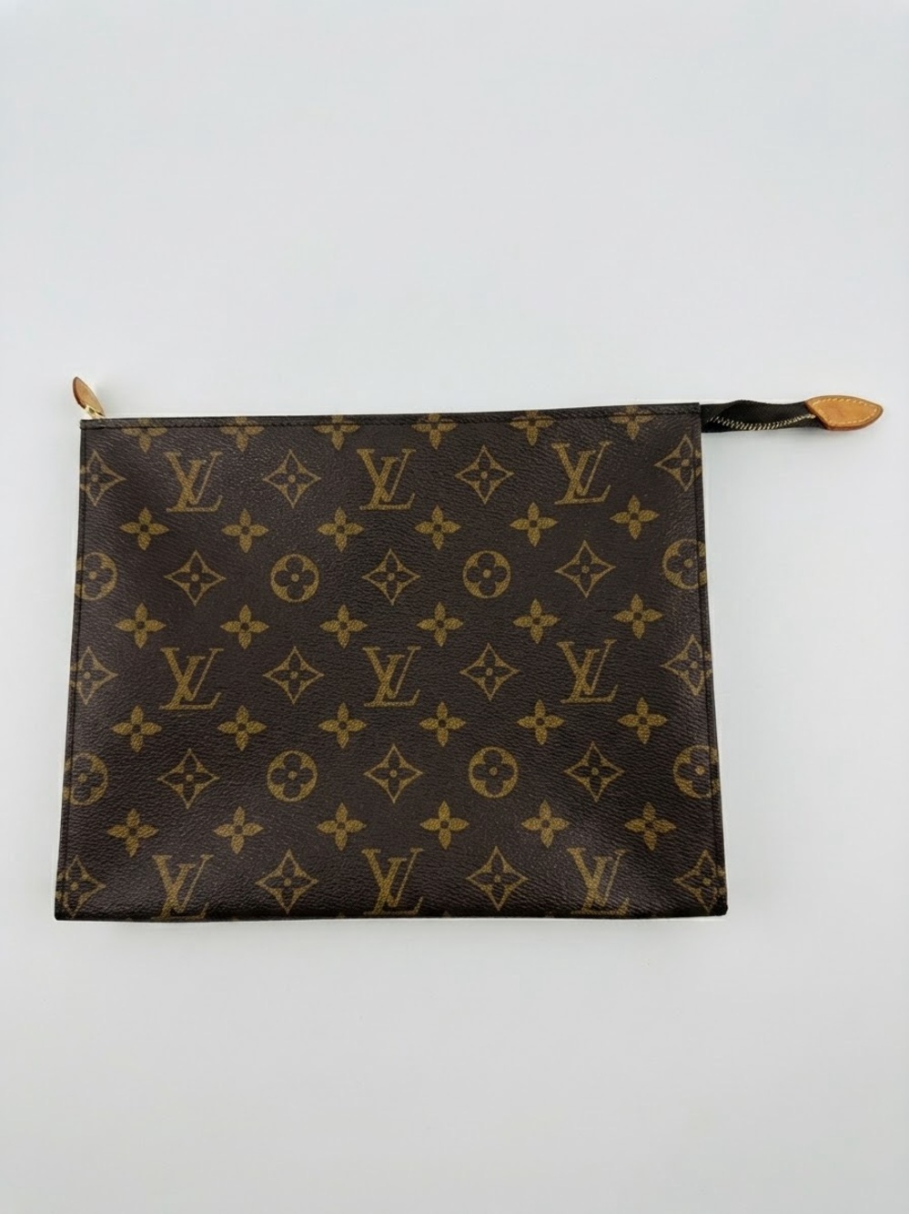 Louis Vuitton Monogram Canvas Toiletry Pouch in Brown and Tan